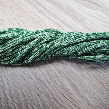 шнур меланж п/э 3мм без сердечника свежая мята + изумруд - Шнуры для рукоделия