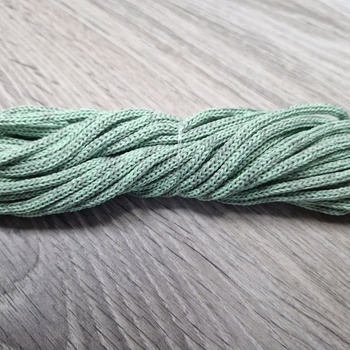 шнур меланж п/э 3мм без сердечника свежая мята + полынь - Шнуры для рукоделия