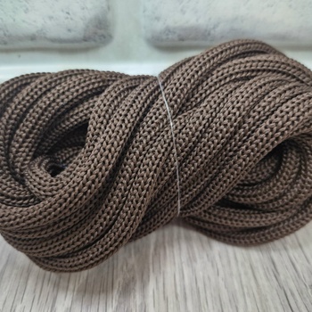 ШНУР 8ММ с сердечниками полиэфир Темно-Коричневый - Шнуры для рукоделия
