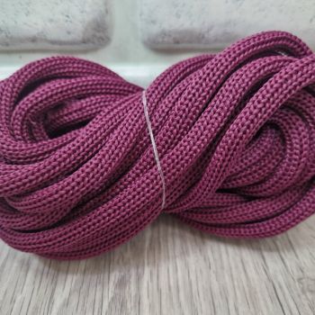 ШНУР 8ММ с сердечниками полиэфир Винный - Шнуры для рукоделия