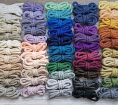 Шнур для вязания ковра 5мм с сердечником полиэфирный 