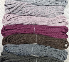 Шнур для вязания меланж полиэфирный 3мм без сердечника