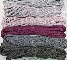 Шнур для вязания меланж полиэфирный 3мм без сердечника