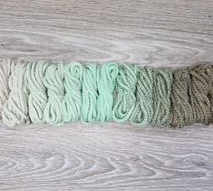 Шнур для вязания ковра 5мм с сердечником полиэфирный Градиент