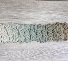 Шнур для вязания ковра 5мм с сердечником полиэфирный Градиент