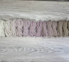 Шнур для вязания ковра 5мм с сердечником полиэфирный Градиент