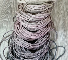 Шнур для вязания ковра 3мм без сердечника полиэфирный градиент