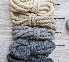 Шнур для вязания ковра 5мм с сердечником полиэфирный