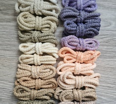 Шнур для вязания ковра 5мм с сердечником полиэфирный 