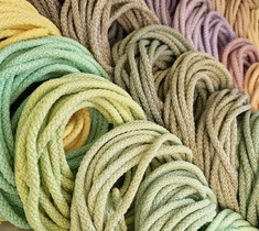 Шнур для вязания ковра 5мм с сердечником полиэфирный меланж