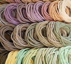 Шнур для вязания ковра 5мм с сердечником полиэфирный меланж