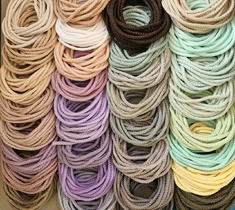 Шнур для вязания ковра 5мм с сердечником полиэфирный меланж