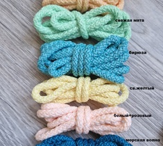 Шнур для вязания ковра 5мм с сердечником полиэфирный