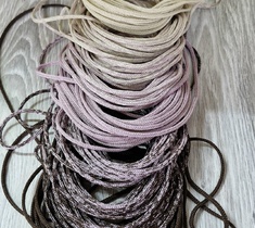 Шнур для вязания ковра 3мм без сердечника полиэфирный градиент