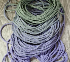 Шнур для вязания ковра 3мм без сердечника полиэфирный градиент