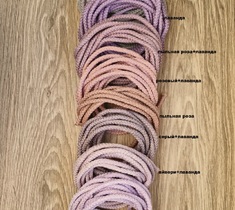 Шнур для вязания ковра 5мм с сердечником полиэфирный меланж