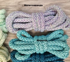 Шнур для вязания ковра 5мм с сердечником полиэфирный меланж