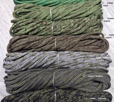 Шнур для вязания меланж полиэфирный 3мм без сердечника