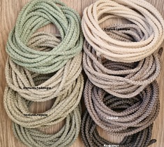 Шнур для вязания ковра 5мм с сердечником полиэфирный меланж