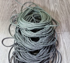 Шнур для вязания ковра 3мм без сердечника полиэфирный градиент