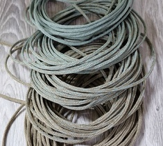 Шнур для вязания ковра 3мм без сердечника полиэфирный градиент