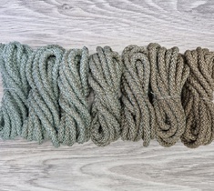 Шнур для вязания ковра 5мм с сердечником полиэфирный Градиент