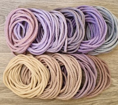 Шнур для вязания ковра 5мм с сердечником полиэфирный меланж