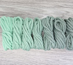 Шнур для вязания ковра 5мм с сердечником полиэфирный Градиент